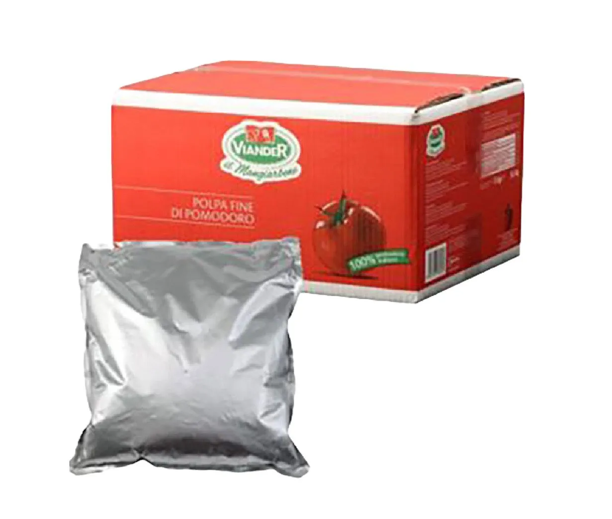 Pomodoro Polpa Fine Bolsa Viander 5Kg x 2Ud — Conservas / Salsas / Aceites