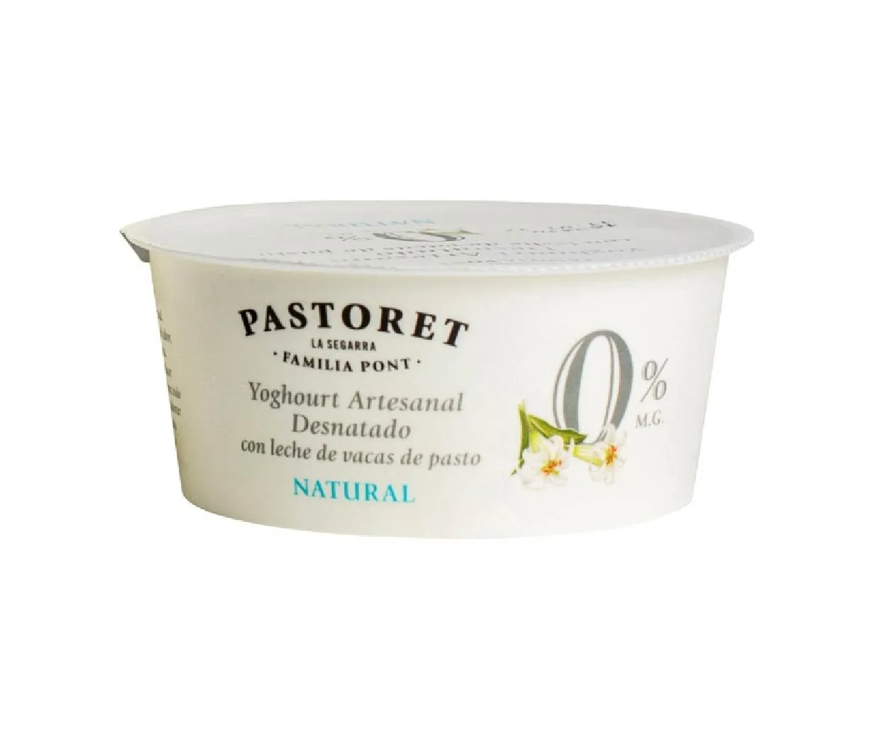 Yogurt Artesano Natural 0% Pastoret 125g x 8Ud — Lácteos