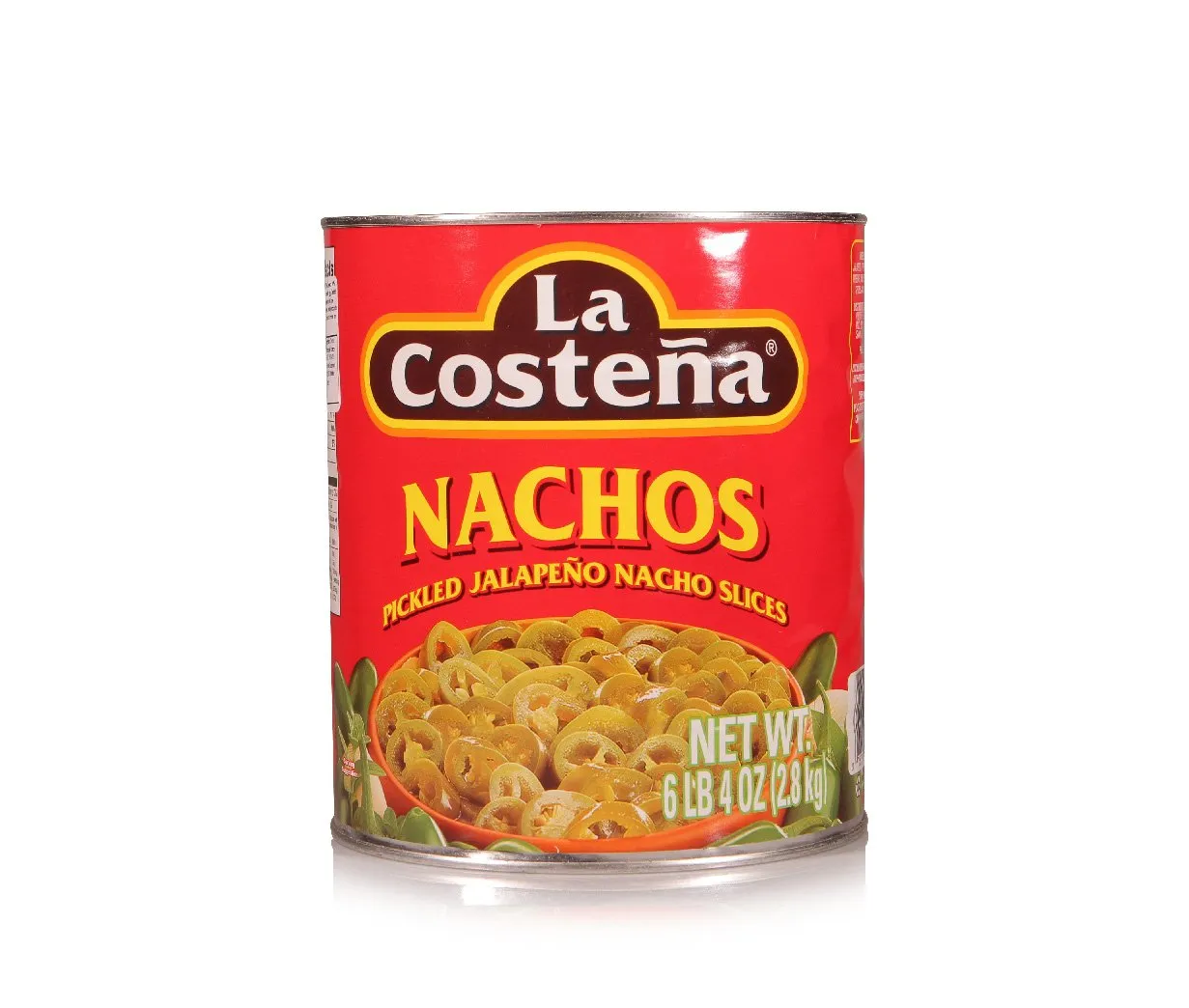 Lata Jalapeños Nachos la Costeña 2,8Kg x 6Ud — Conservas / Salsas / Aceites