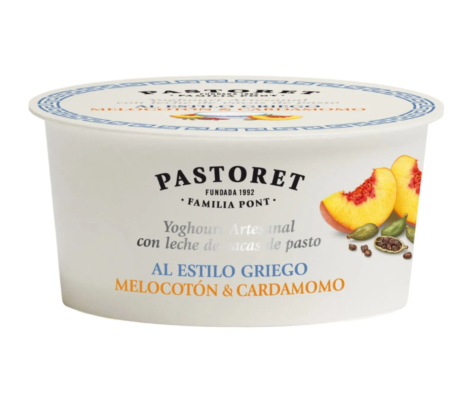Yoghourt Griego de Melocotón y Cardamomo 150g x 8Ud — Lácteos