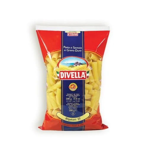 Rigatoni nº17 Divella 500g x 24Ud — Panes / Pastas / Harinas