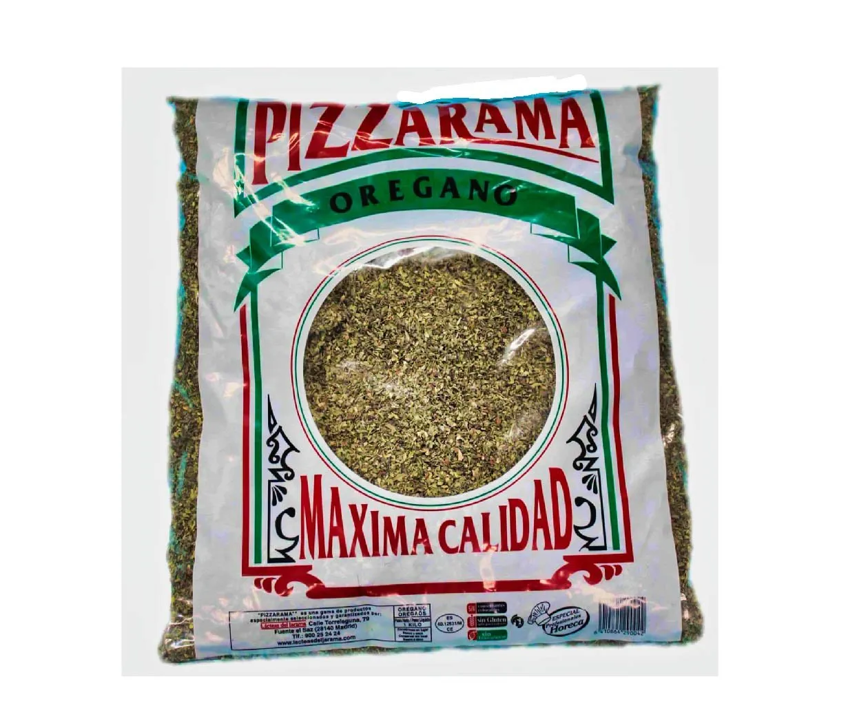Orégano Bolsa 1Kg Pizzarama x 10Ud — Conservas / Salsas / Aceites