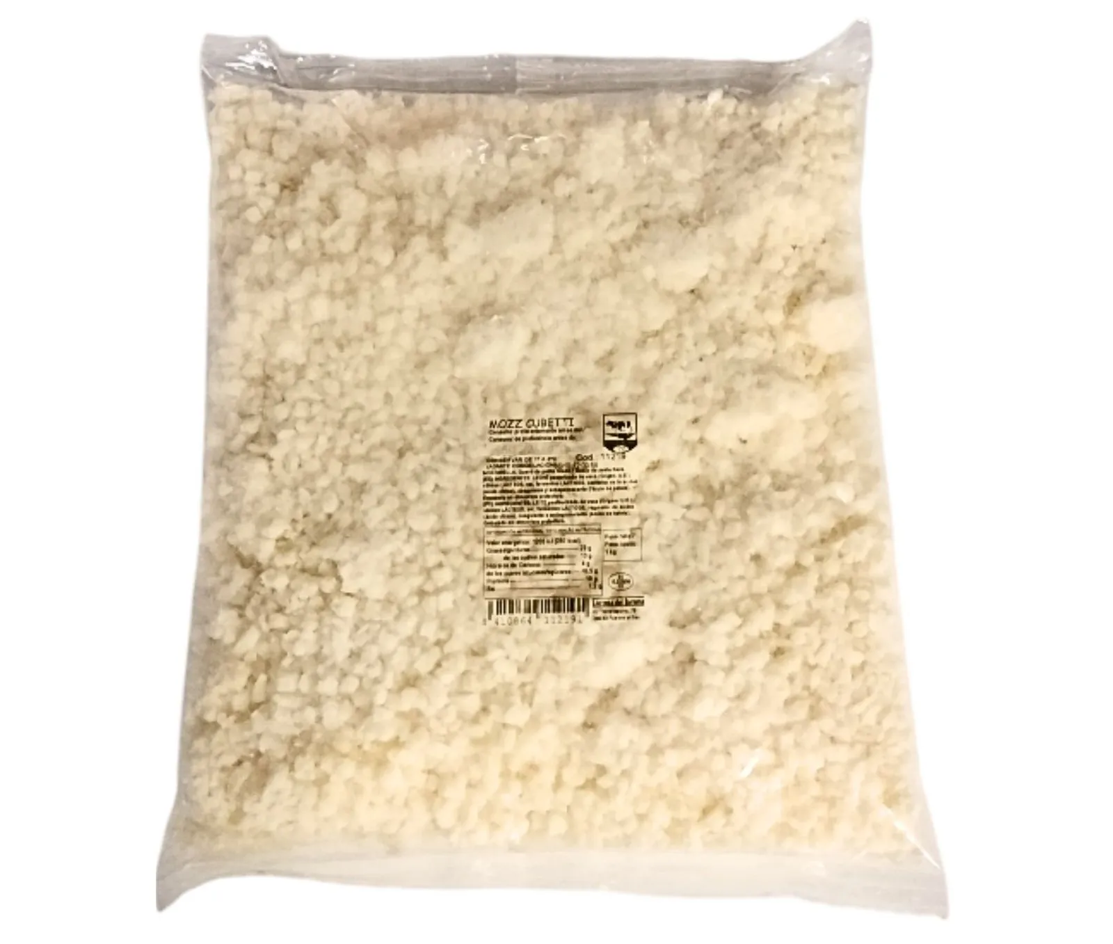 Mozzarella Picada 1Kg x 10Ud — Quesos Rallados