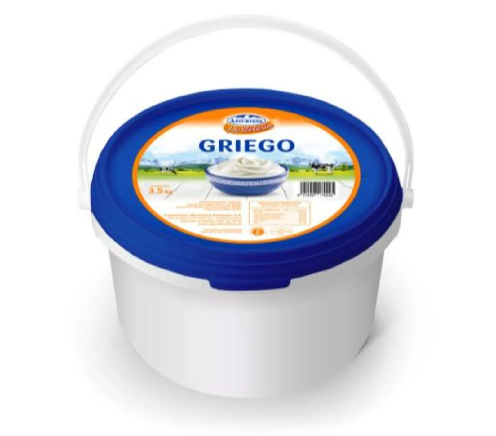 Cubo Yogur Griego 3,5Kg Asturiana — Lácteos