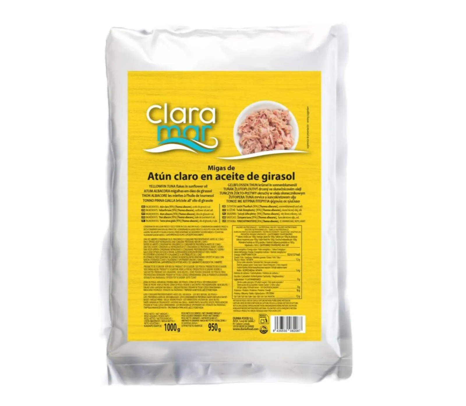 Atún Claro Migas Claramar 1Kg 16Ud — Conservas / Salsas / Aceites