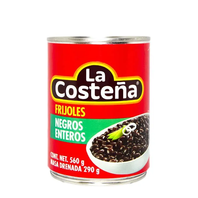 Frijoles Negros Enteros La Costeña 560g x 12Ud — Conservas / Salsas / Aceites
