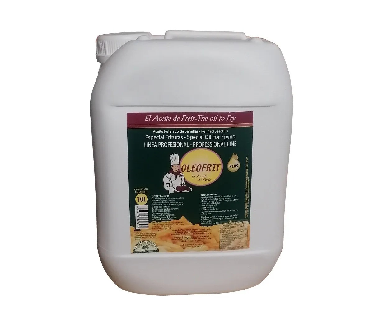 Aceite Frituras Oleofrit 10L 100% Vegetal — Conservas / Salsas / Aceites