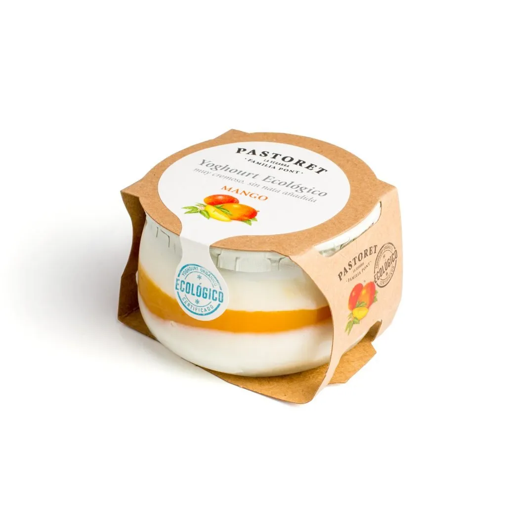 Yogurt Ecológico Mango Pastoret 135g x 6Ud — Lácteos