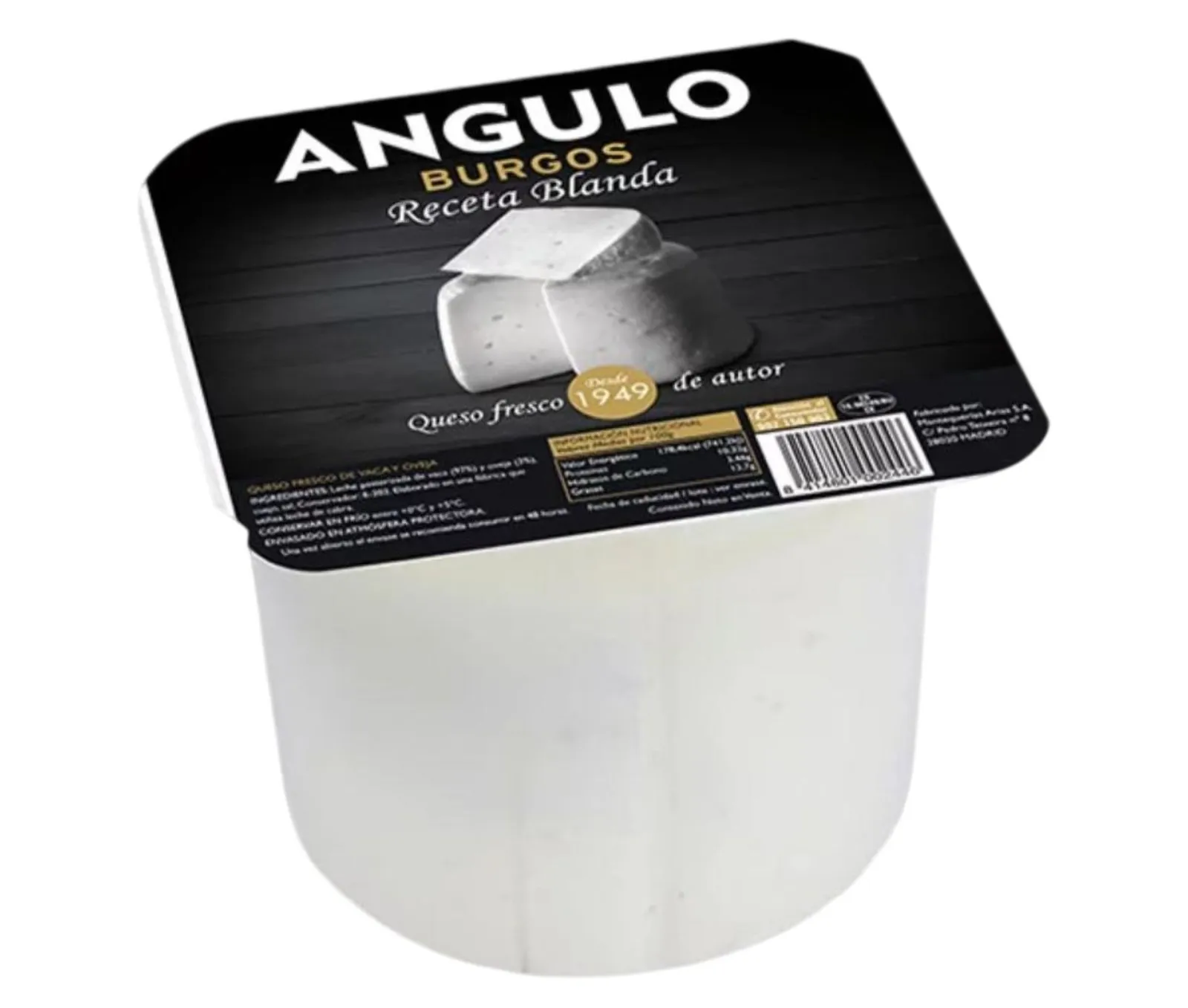 Queso Fresco Tradicional 2Kg Redondo Angulo x 2Ud — Quesos Frescos / Tiernos