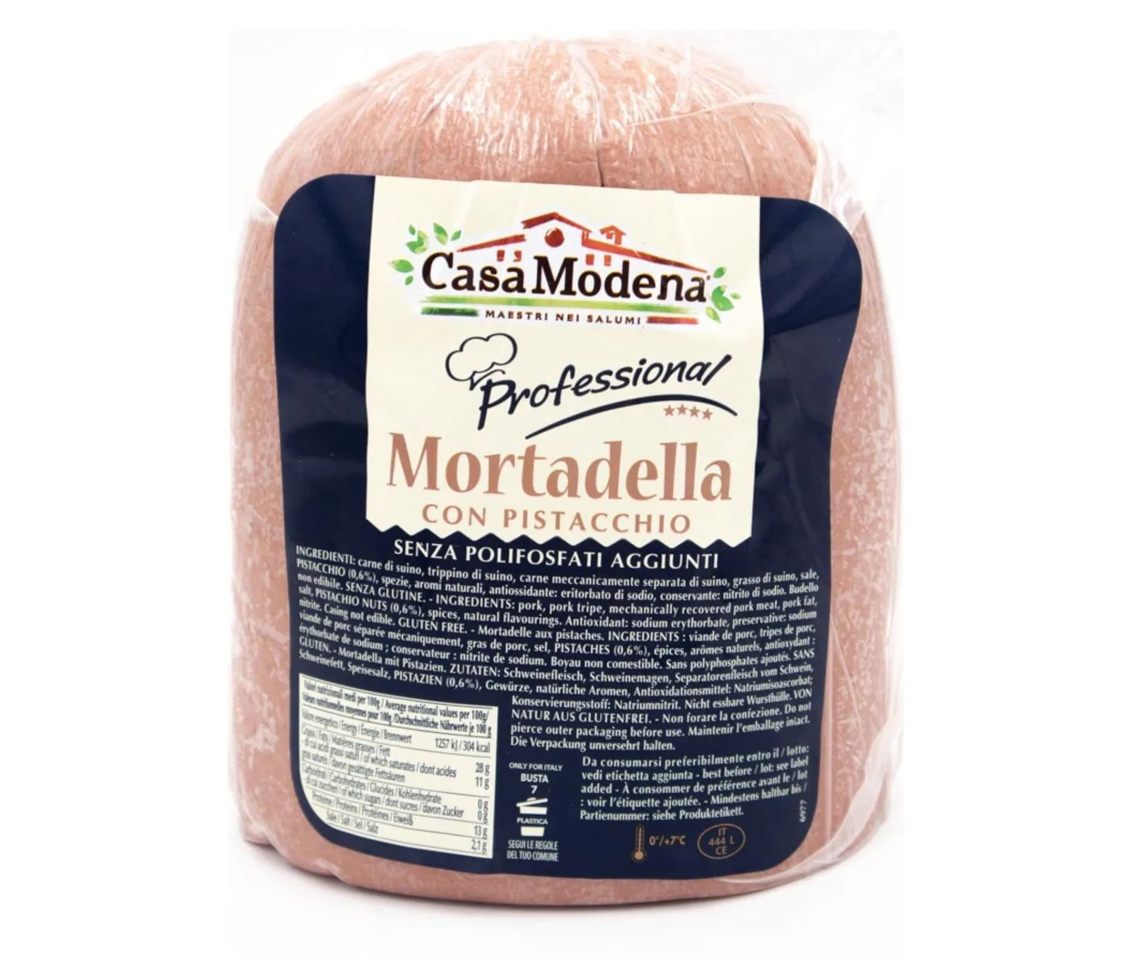 Mortadella Pistacho 3,5Kg x 4Ud
