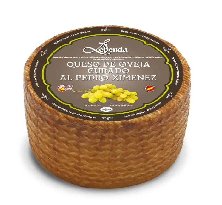 Queso Oveja Curado Pedro Ximénez La Leyenda 3Kg x 6Ud — Quesos Curados