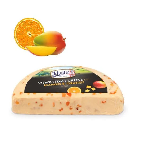 Wensleydale Ilchester Mango-Naranja 1,5Kg x 2Ud — Quesos Importación