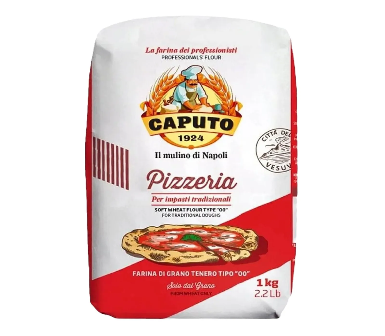 Harina Pizzería Caputo 1Kg x 10Ud — Panes / Pastas / Harinas