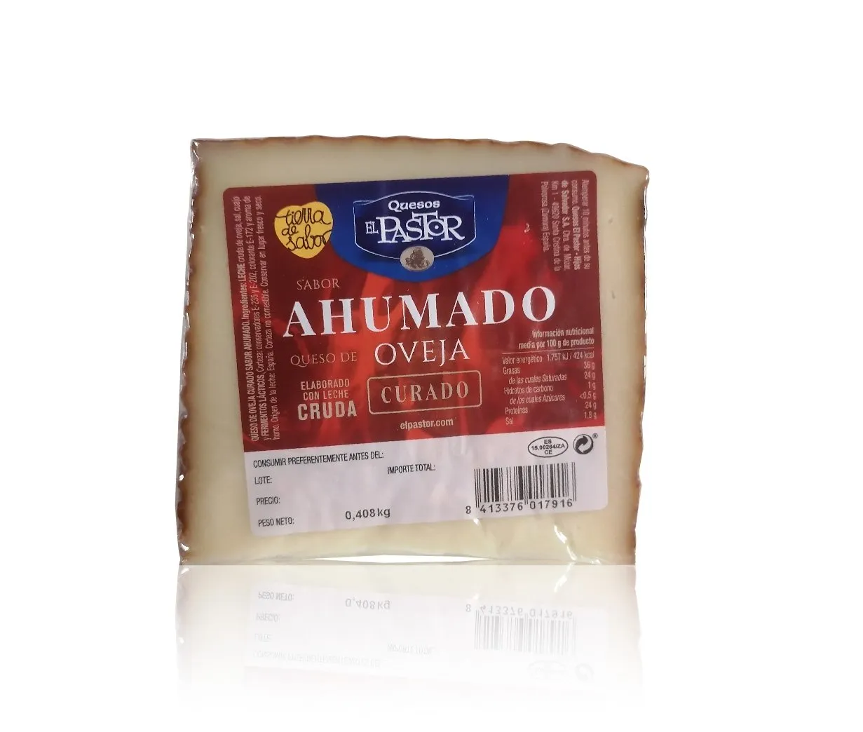 Cuñas Oveja Ahumado Curado Segunda x 16Ud — Quesos Curados
