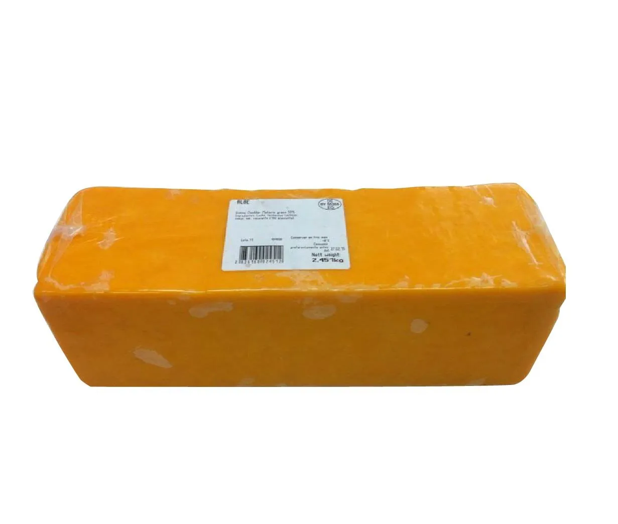 Queso Cheddar Rojo Barra 3Kg x 4Ud — Quesos Frescos / Tiernos
