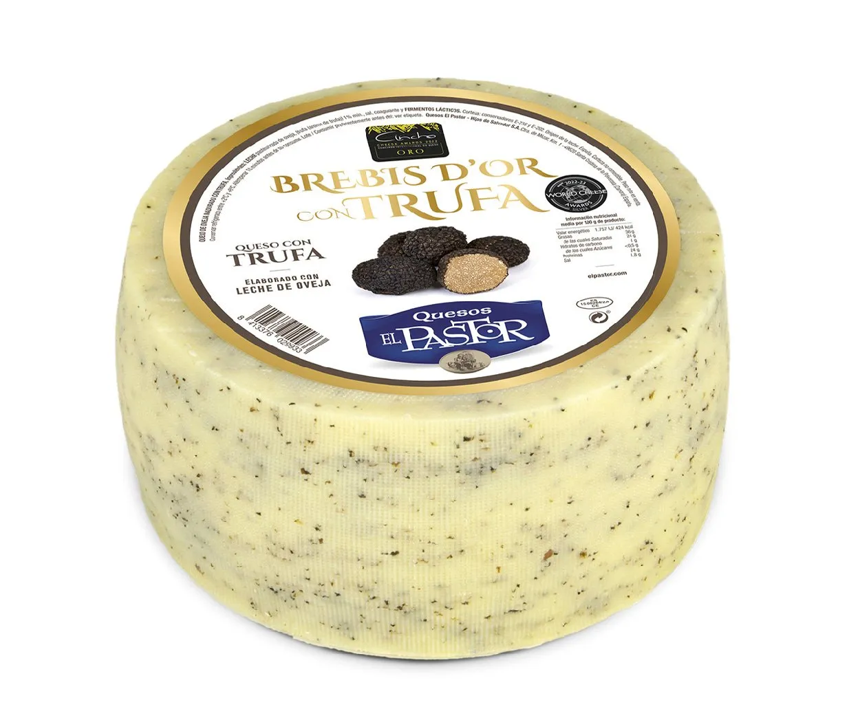 Queso Oveja Curado con Trufa Brebis D´or 2,8Kg — Quesos Curados