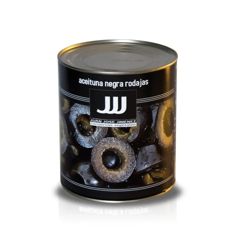 Aceituna Negra Rodajas Lata 3Kg x 6Ud — Conservas / Salsas / Aceites