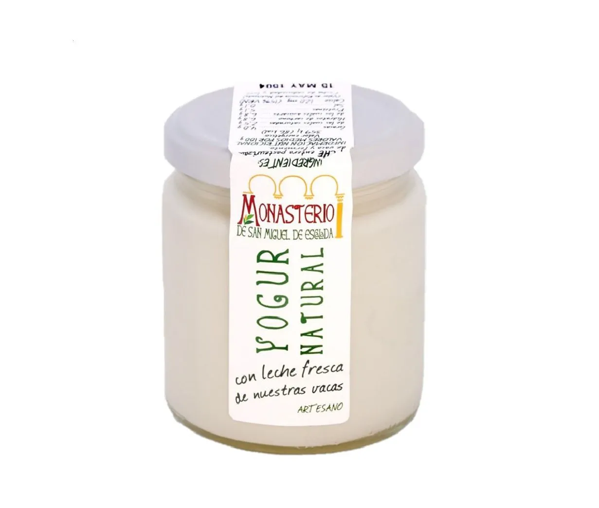 Yogur Natural 230g Monasterio de San Miguel de Escalada x 9Ud — Lácteos
