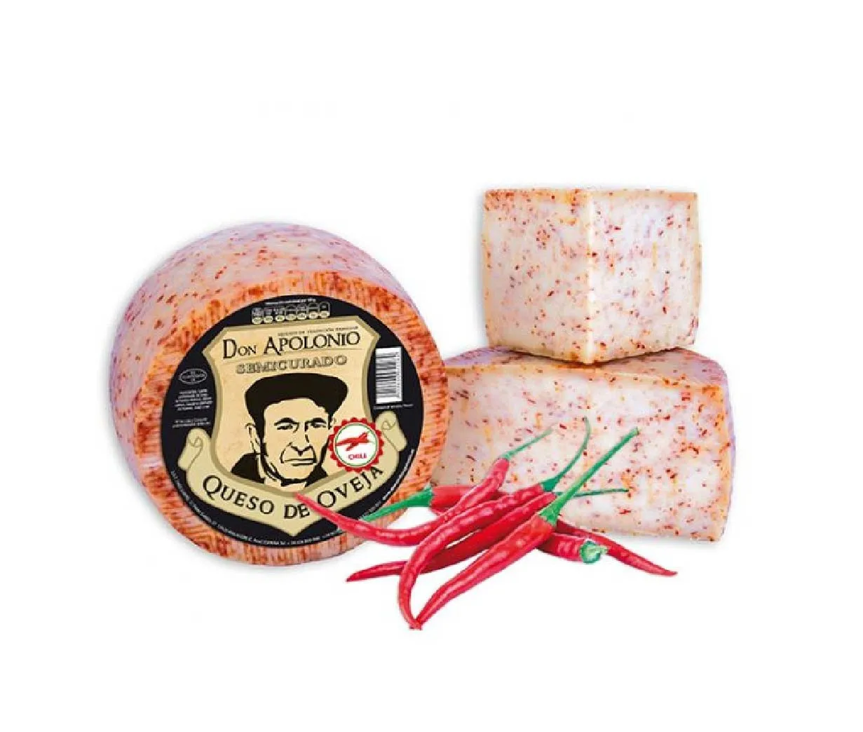 Queso Oveja Chili Don Apolonio 3Kg x 2Ud — Quesos Semicurados