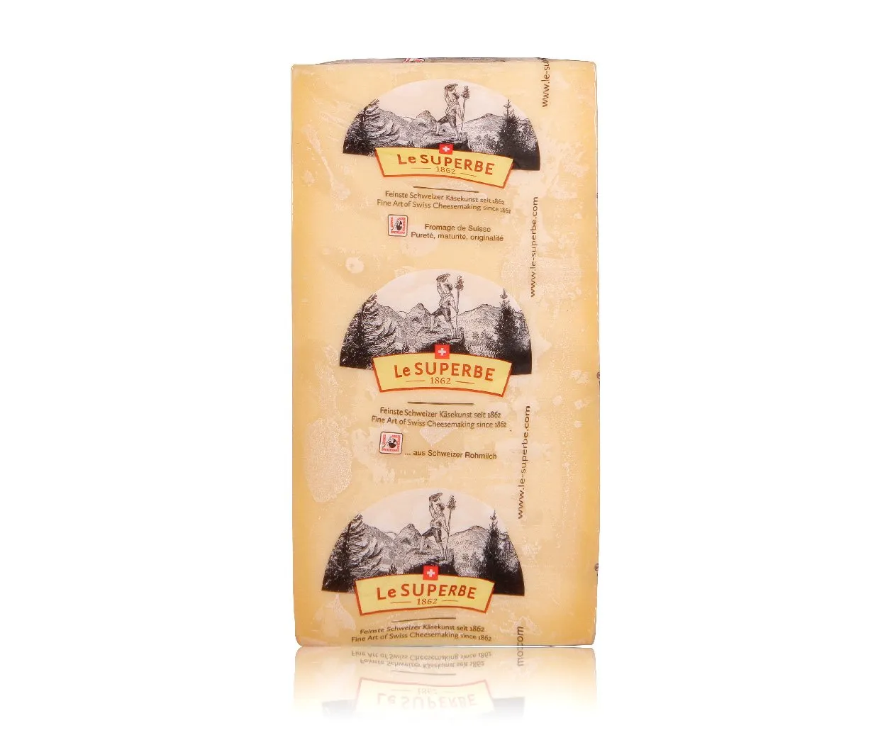 Queso Gruyere Suizo Taco 2,5Kg x 6Ud — Quesos Frescos / Tiernos