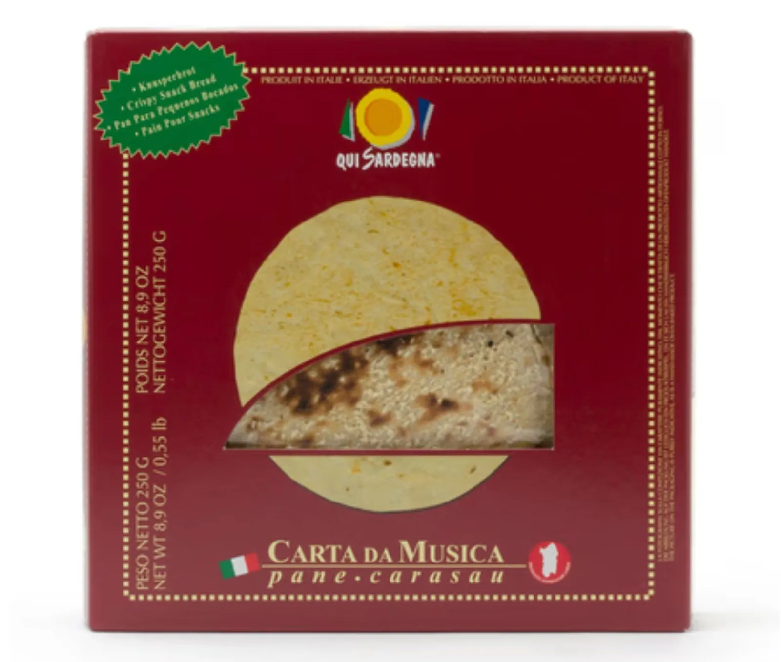 Pane Carasau Astuccio 250g x 15Ud — Panes / Pastas / Harinas