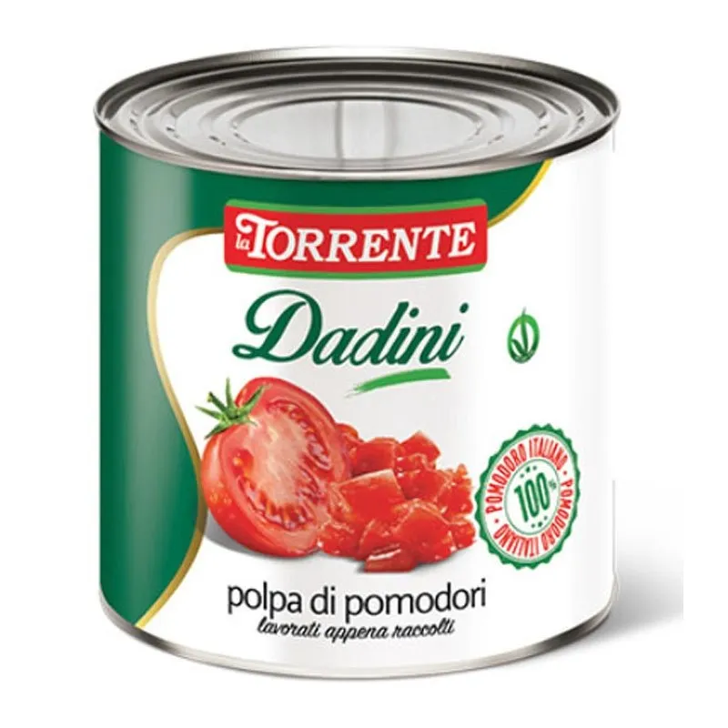 Polpa Di Pomodoro Torrente Dadini 3Kg x 6Ud — Conservas / Salsas / Aceites