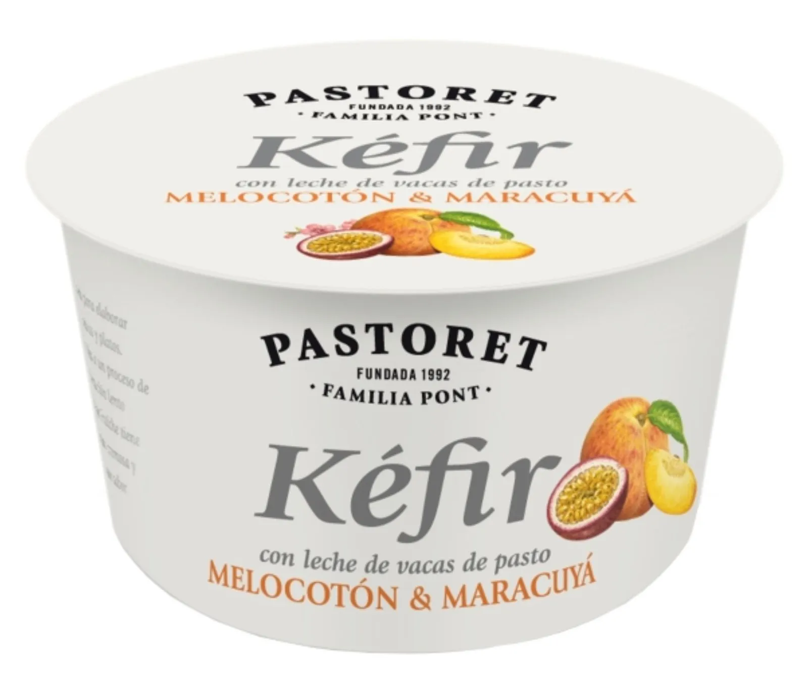 Kéfir Melocotón Maracuyá 170g x 8Ud — Lácteos