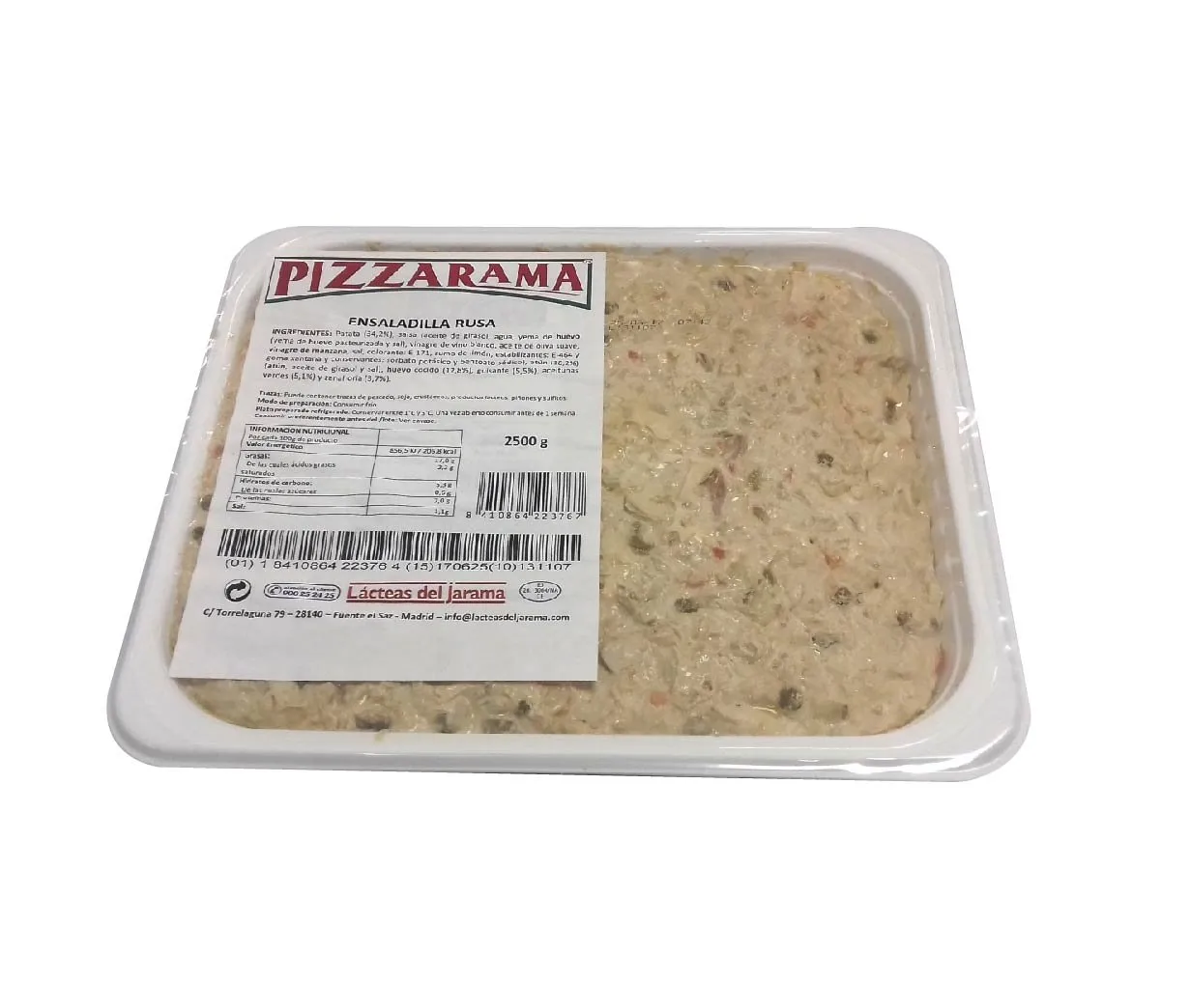 Ensaladilla Rusa Bandeja 2,5Kg x 2Ud — Quinta Gama / Preparados