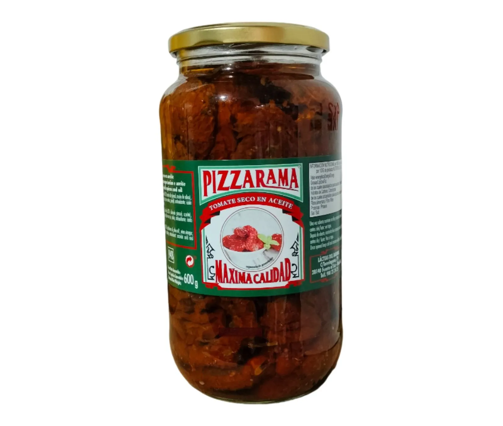 Tomate Seco Aceite Pizzarama 1Kg x 6Ud — Conservas / Salsas / Aceites