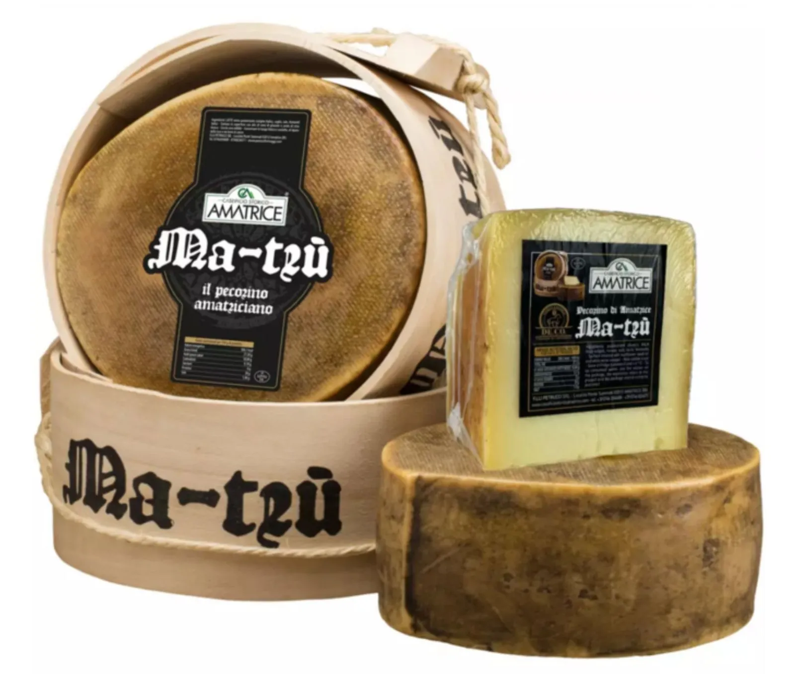 Queso Pecorino Stagionato Ma-trú 4Kg x 4Ud — Productos Italianos