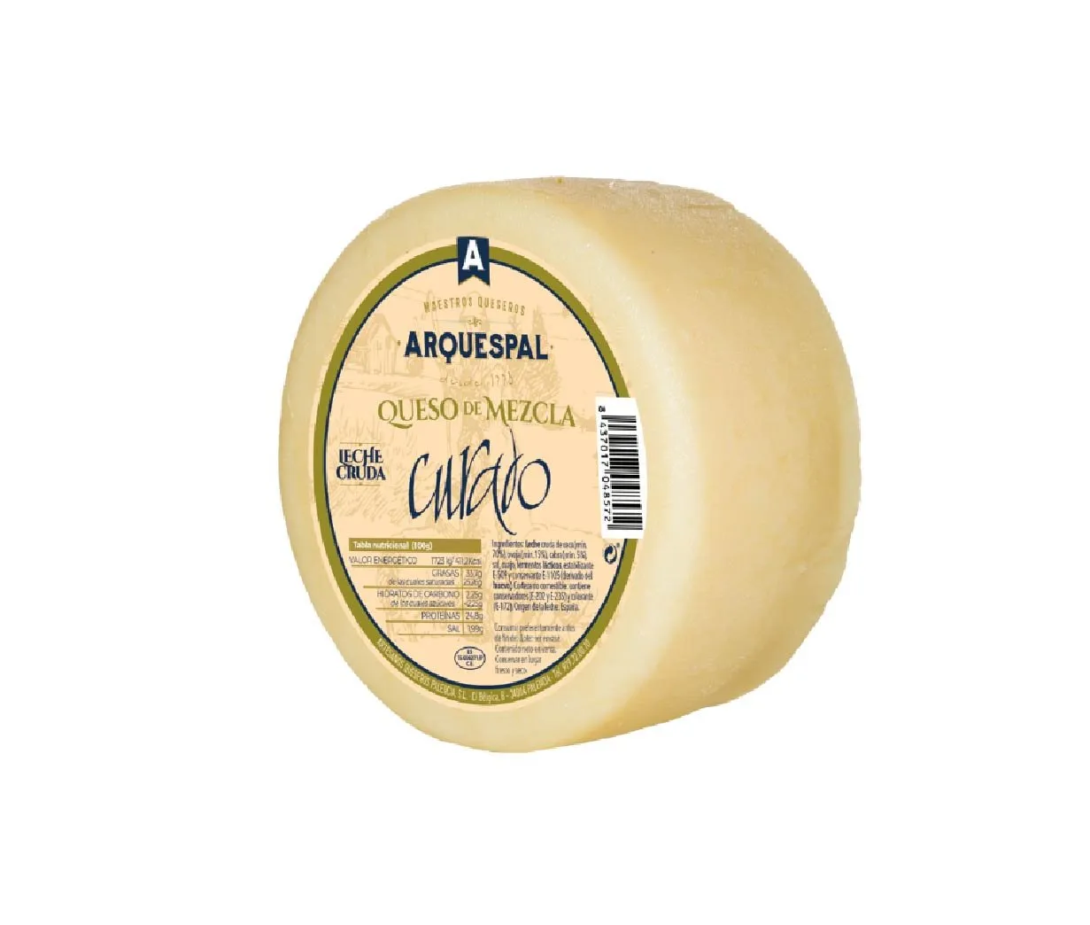 Mini Mezcla Curado Arquespal Cincho 1Kg x 6Ud — Quesos Curados
