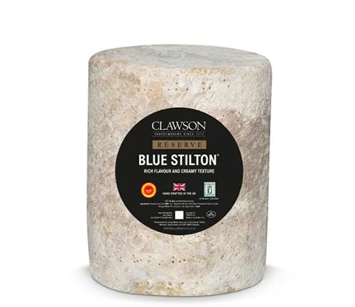 Queso Stilton Azul DOP Clawson Rueda 8Kg