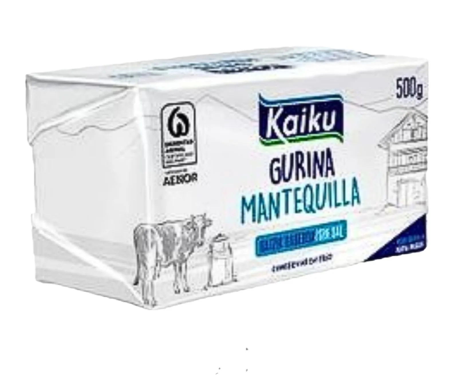 Mantequillla Kaiku 500g x 12Ud — Lácteos