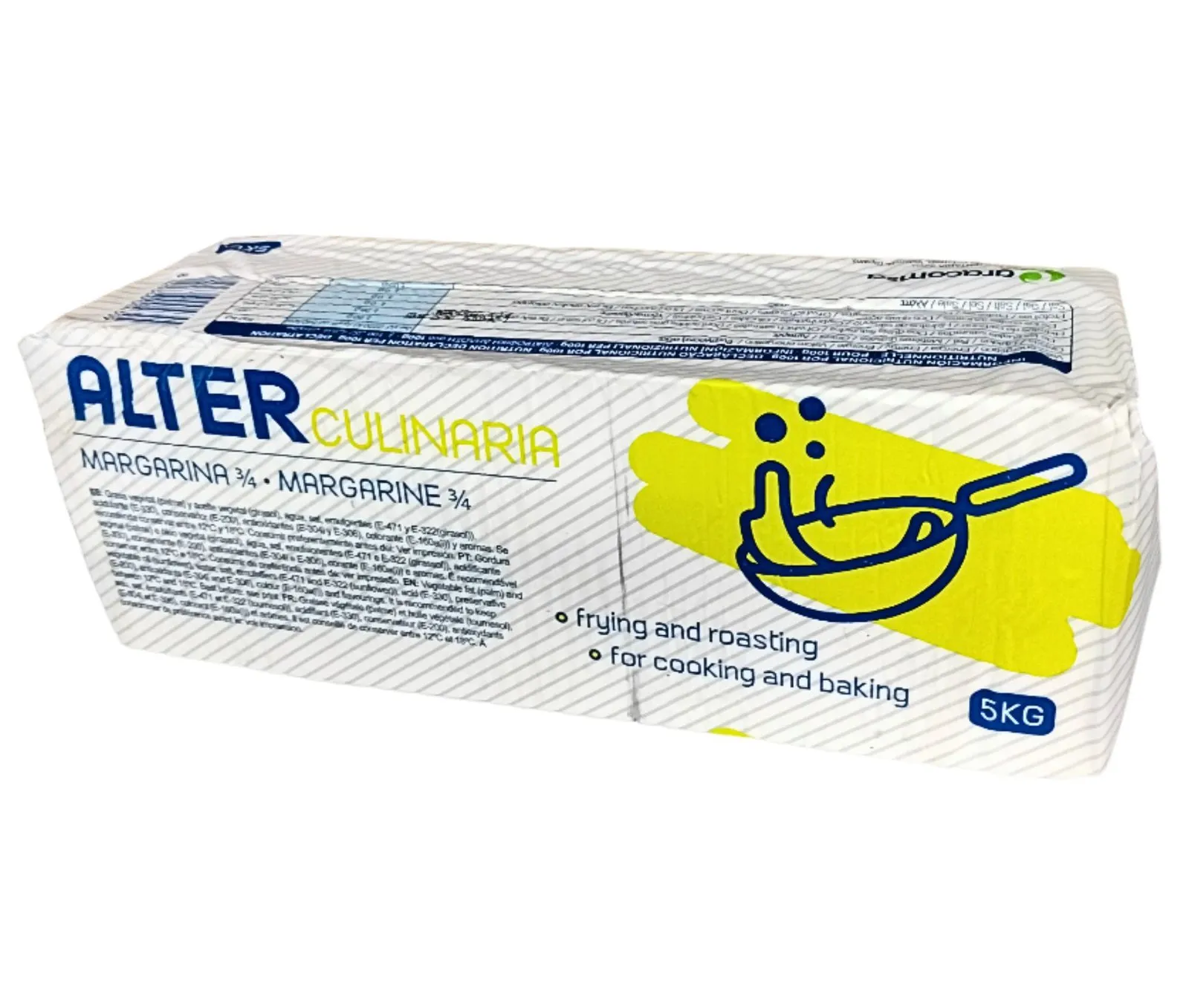 Margarina Bloque 5Kg B.G.Crem x 4Ud — Lácteos