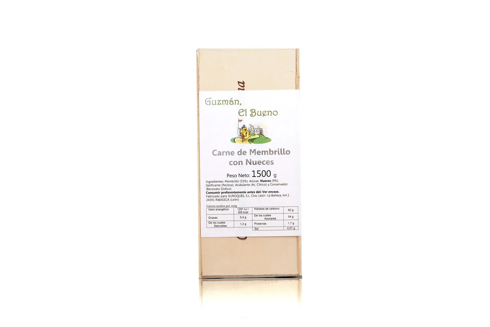 Membrillo con nueces 1,5Kg x 3Ud — Membrillos / Dulces