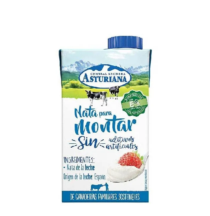 Nata Montar 35% Asturiana 0,5L x 12Ud — Lácteos