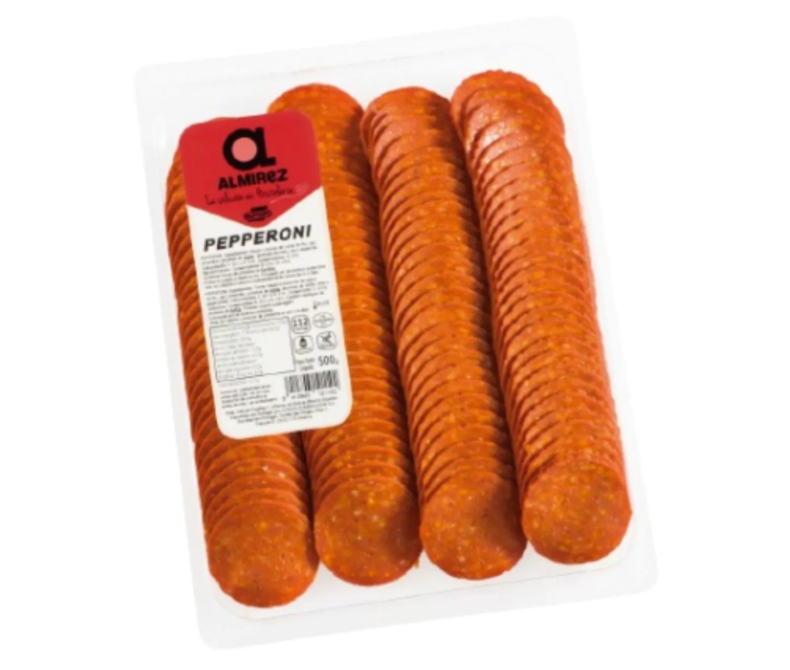 Pepperoni Loncha Almirez 500g x5Ud