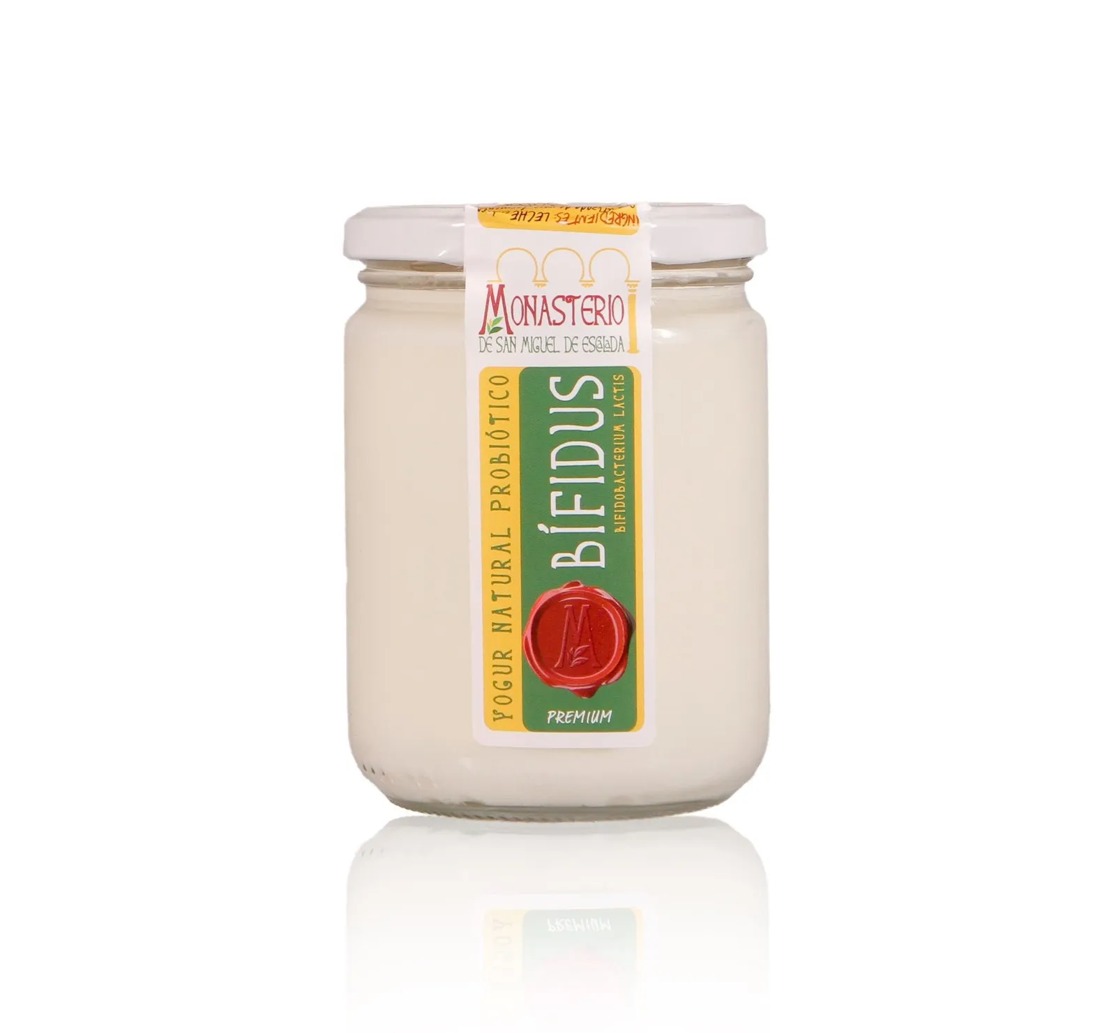 Yogur Bifidus Natural 420g Monasterio San Miguel de Escalada x 6Ud — Lácteos