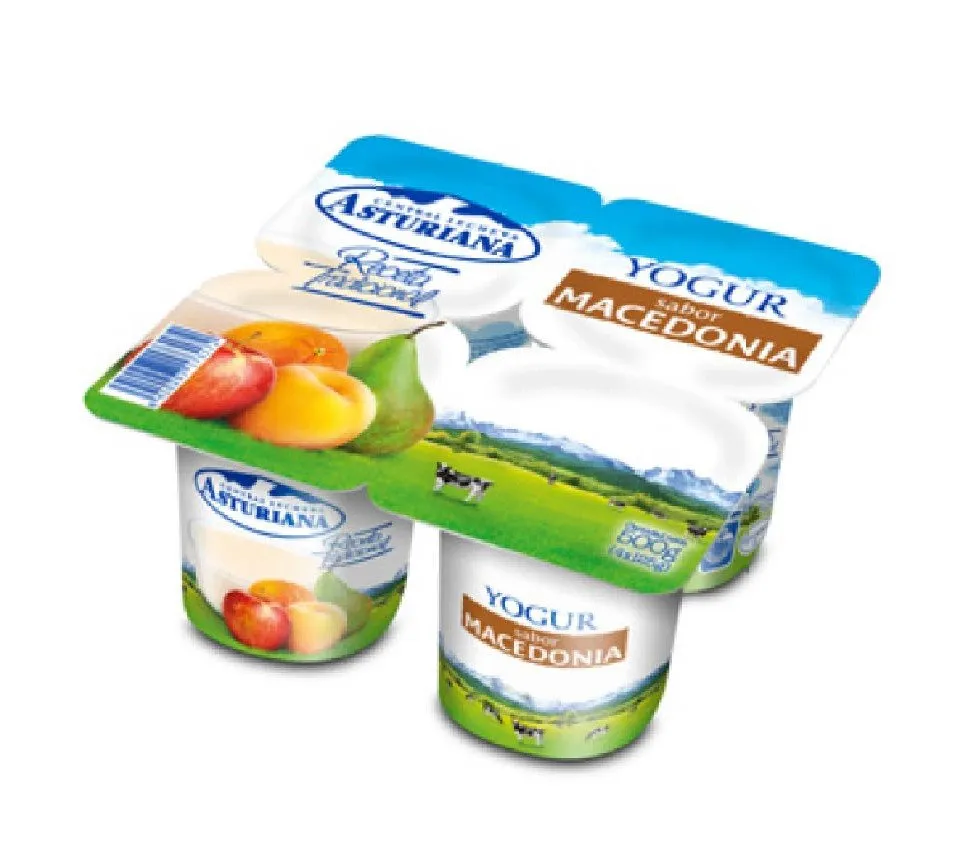 Yogur Sabor Macedonia Pack 4 x 6Ud — Lácteos