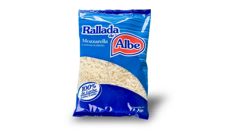 Mozzarella Premium Rallada 1Kg x 10Ud — Quesos Rallados