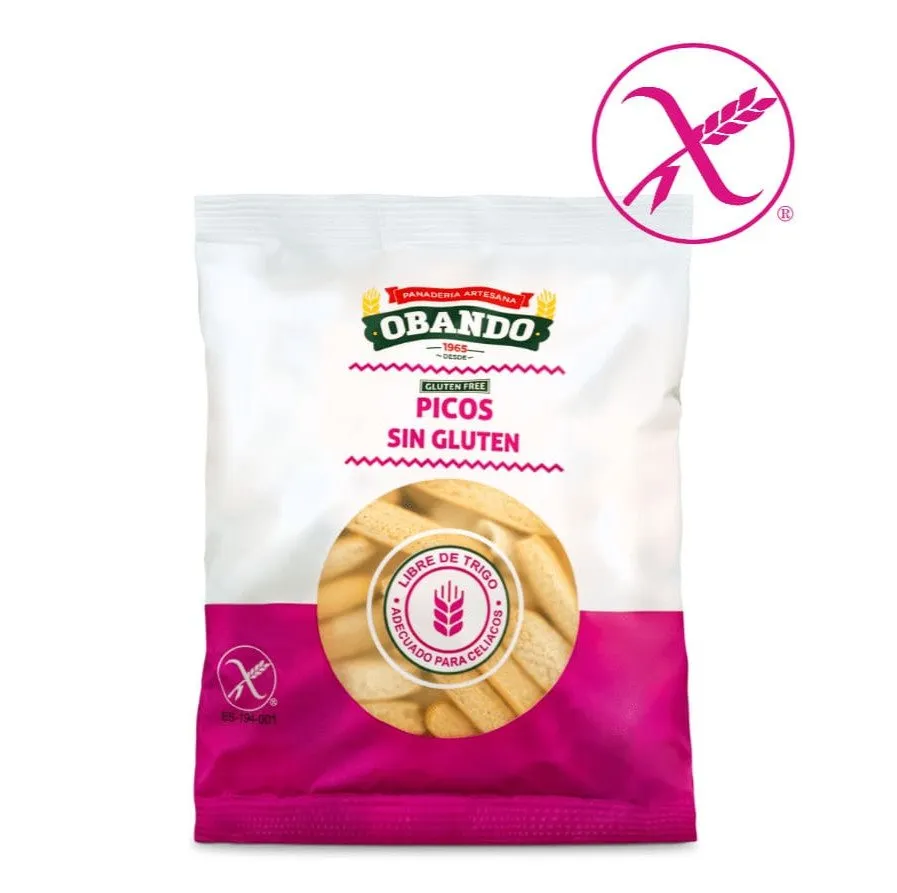 Picos Obando Sin Gluten 80g x 12Ud — Panes / Pastas / Harinas