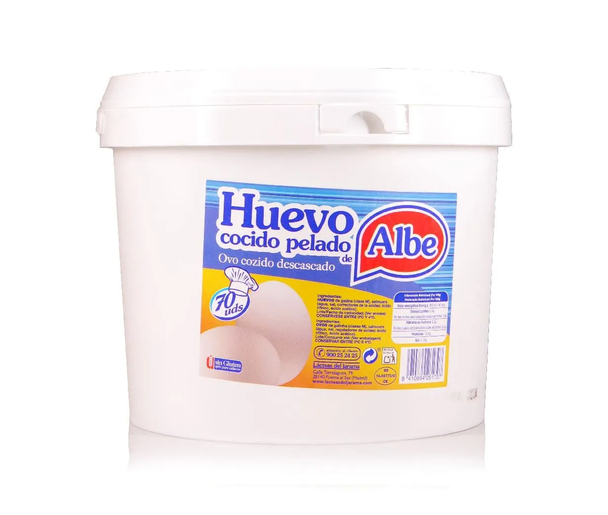 Huevo Cocido Tarro 70Ud — Conservas / Salsas / Aceites