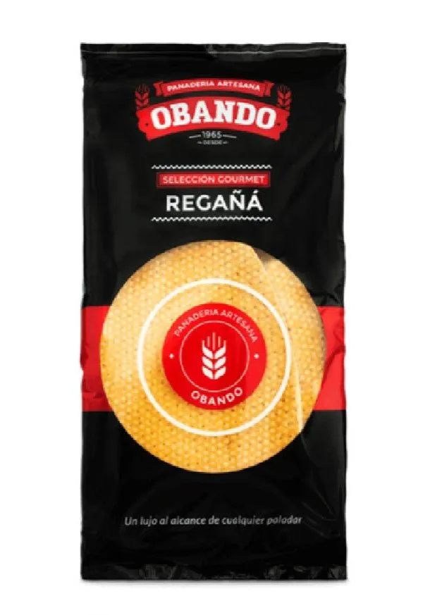 Regaña Gourmet Obando Grande 130g (4Ud) x 9Ud — Panes / Pastas / Harinas