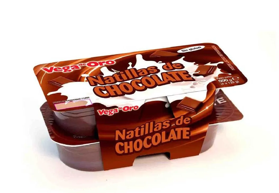 Natillas Chocolate Vega de Oro pack 4 x 6Ud — Lácteos