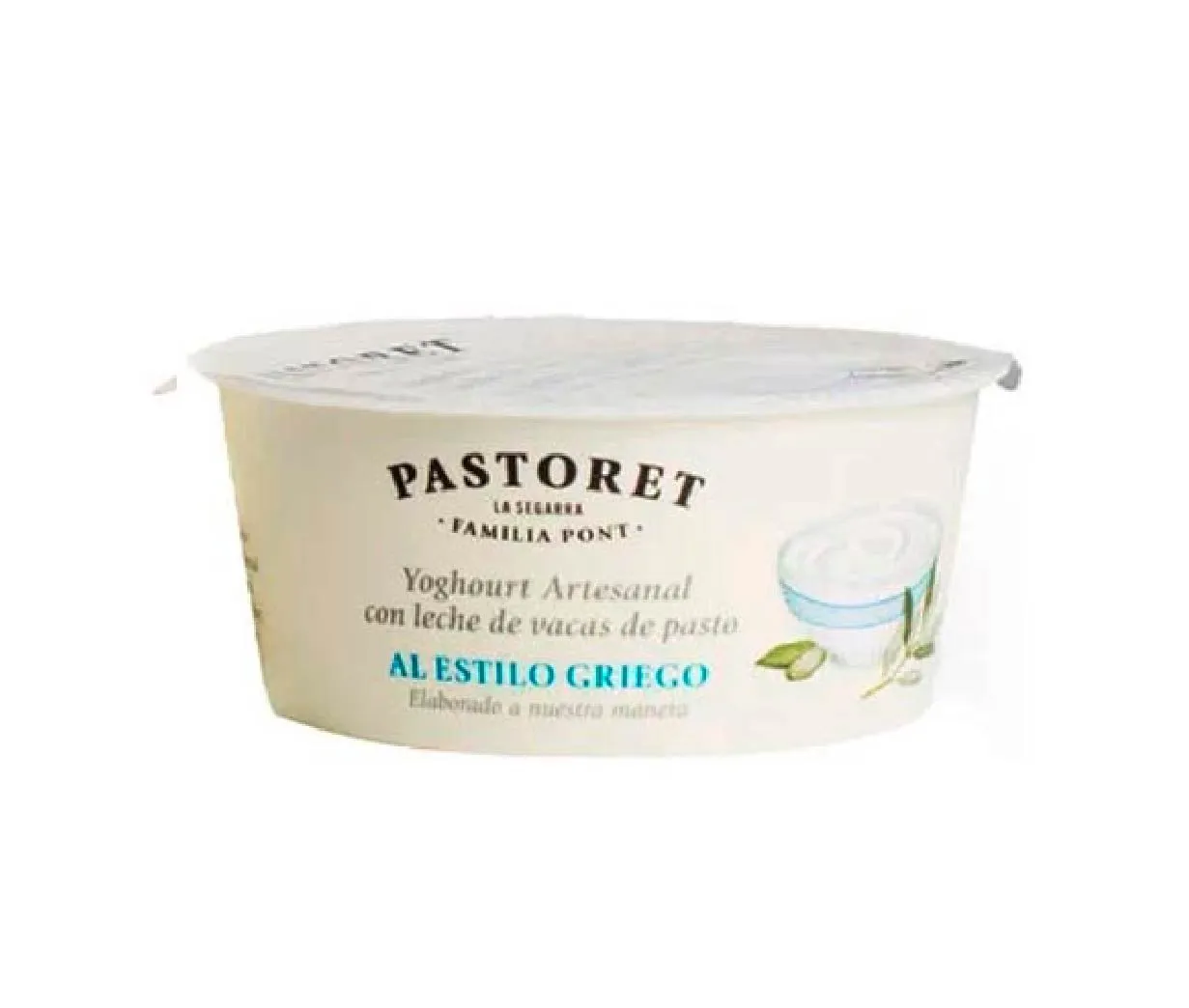 Yogurt Artesano Griego Pastoret 125g x 8Ud — Lácteos