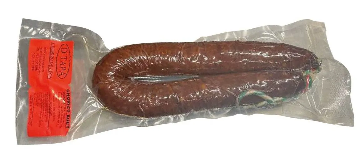Chorizo Buey Semipicante Ahumado D´Tapa 500g Aprox. — Embutidos / Cárnicos