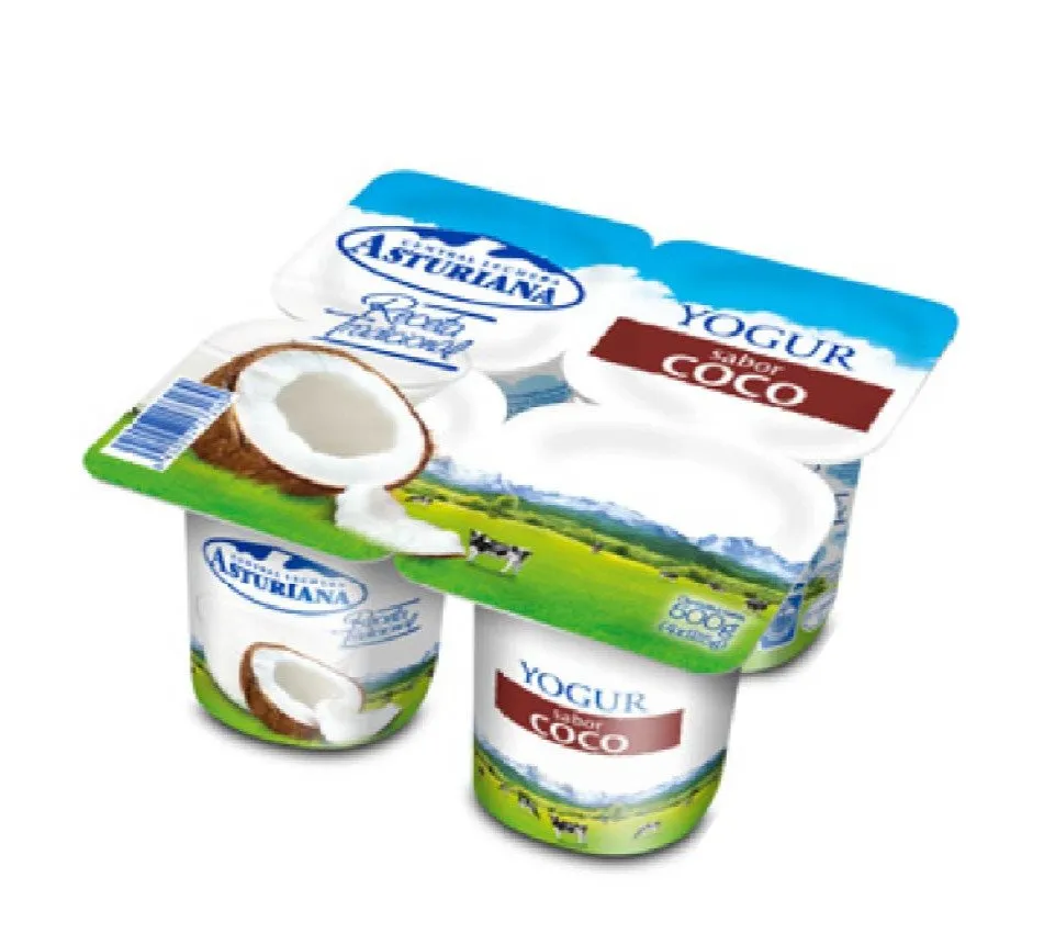 Yogur Sabor Coco Asturiana pack 4 x 6Ud — Lácteos