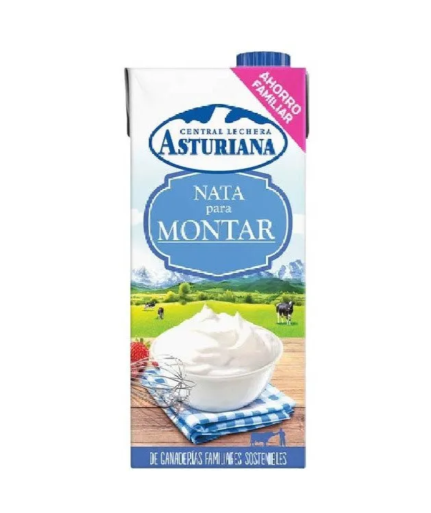 Nata Montar 35% Asturiana 1L x 6Ud — Lácteos