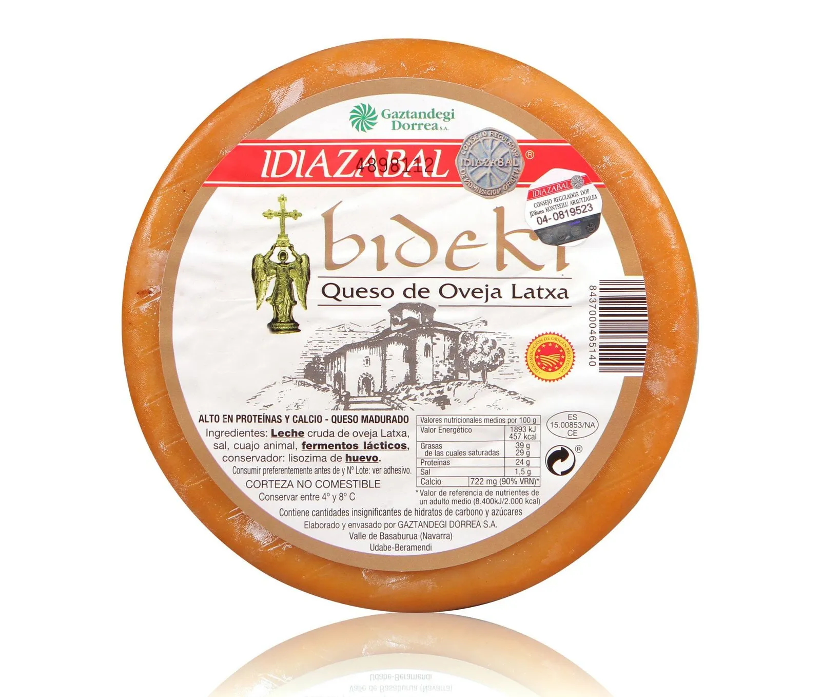 Queso Idiazabal DO Ahumado Bideki 3Kg Aprox. x 2Ud — Quesos Semicurados