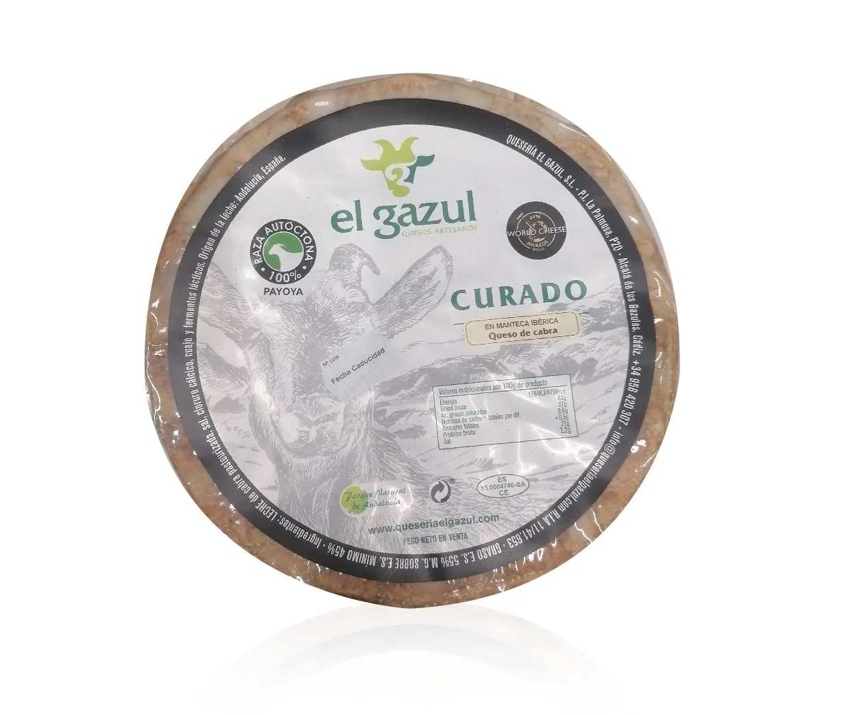 Queso Cabra Payoya Manteca 2,5Kg x 2Ud — Quesos Curados